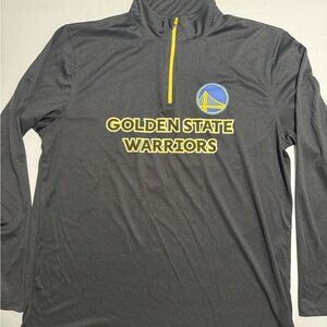 NBA Golden State Warriors Curry 1/4 Zip pullover Thin Hoodie XL #275‎